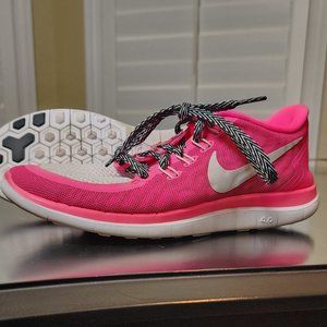 8.5 Hott Pink Nike Women's Free 4.0 V5 Running Shoes
